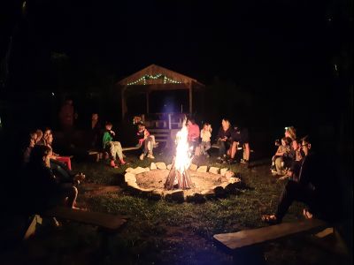 korfu rentour abend gemtlich zusammen freunde und famillie